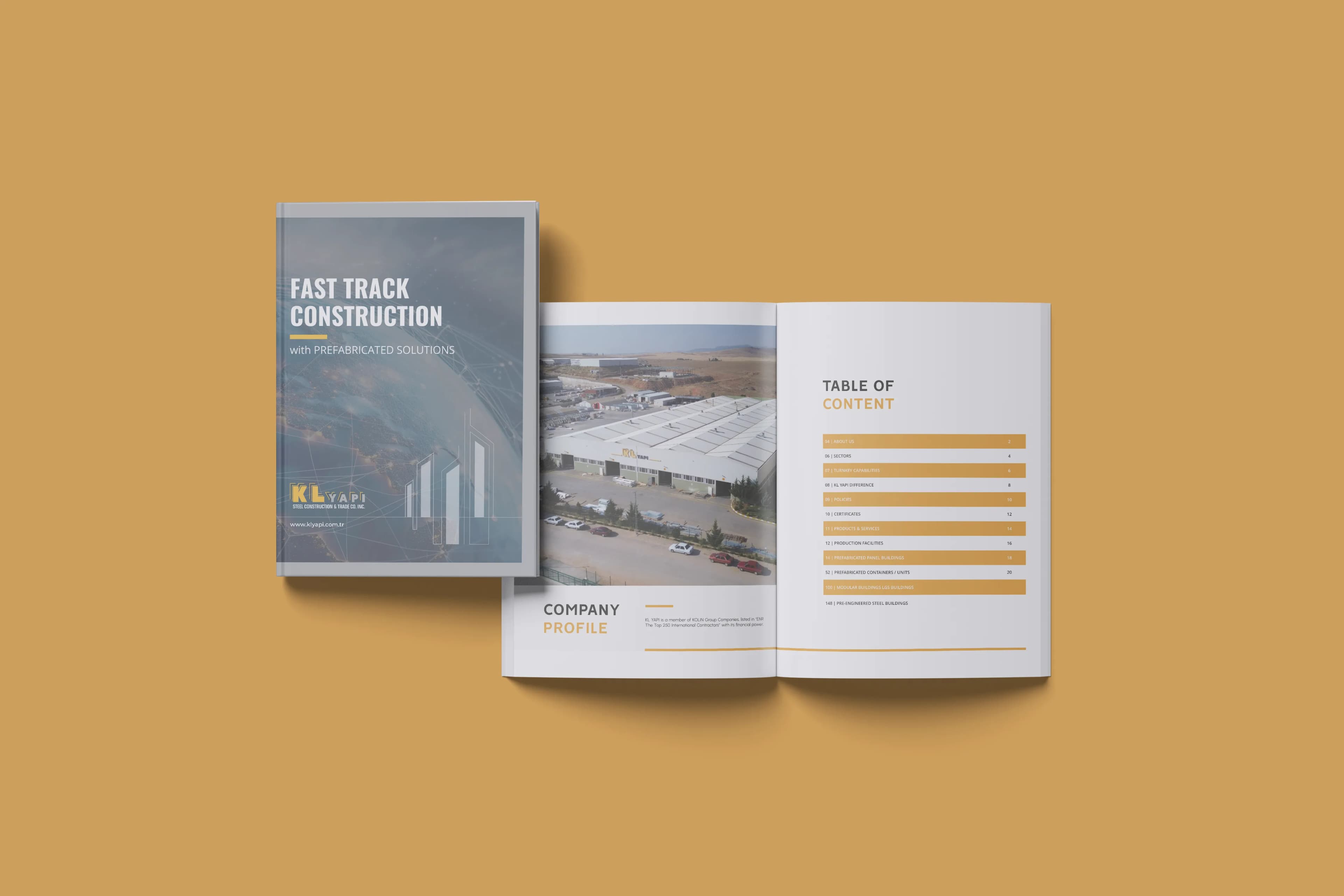 KL YAPI – Corporate Catalog Design (198 Pages)