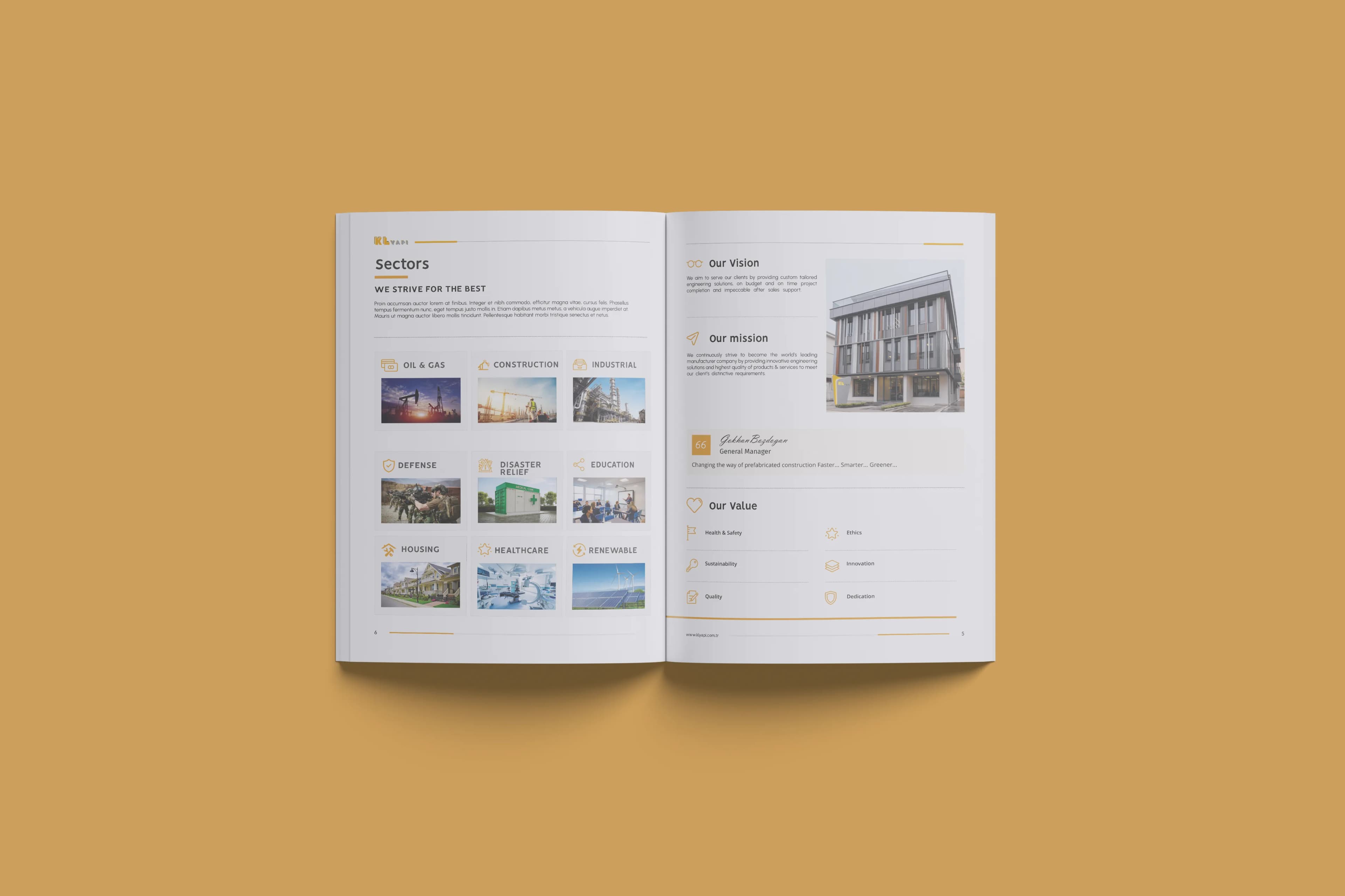 KL YAPI – Corporate Catalog Design (198 Pages) Galeri 1