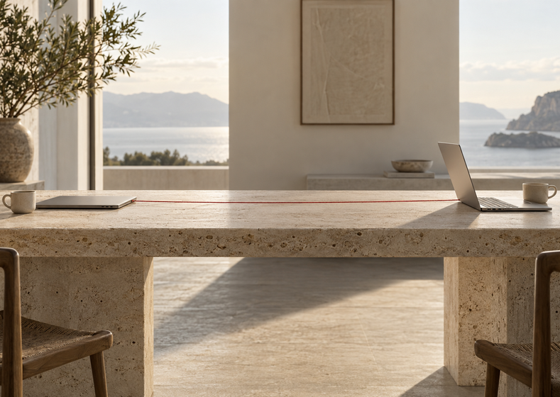 Creative team working remotely