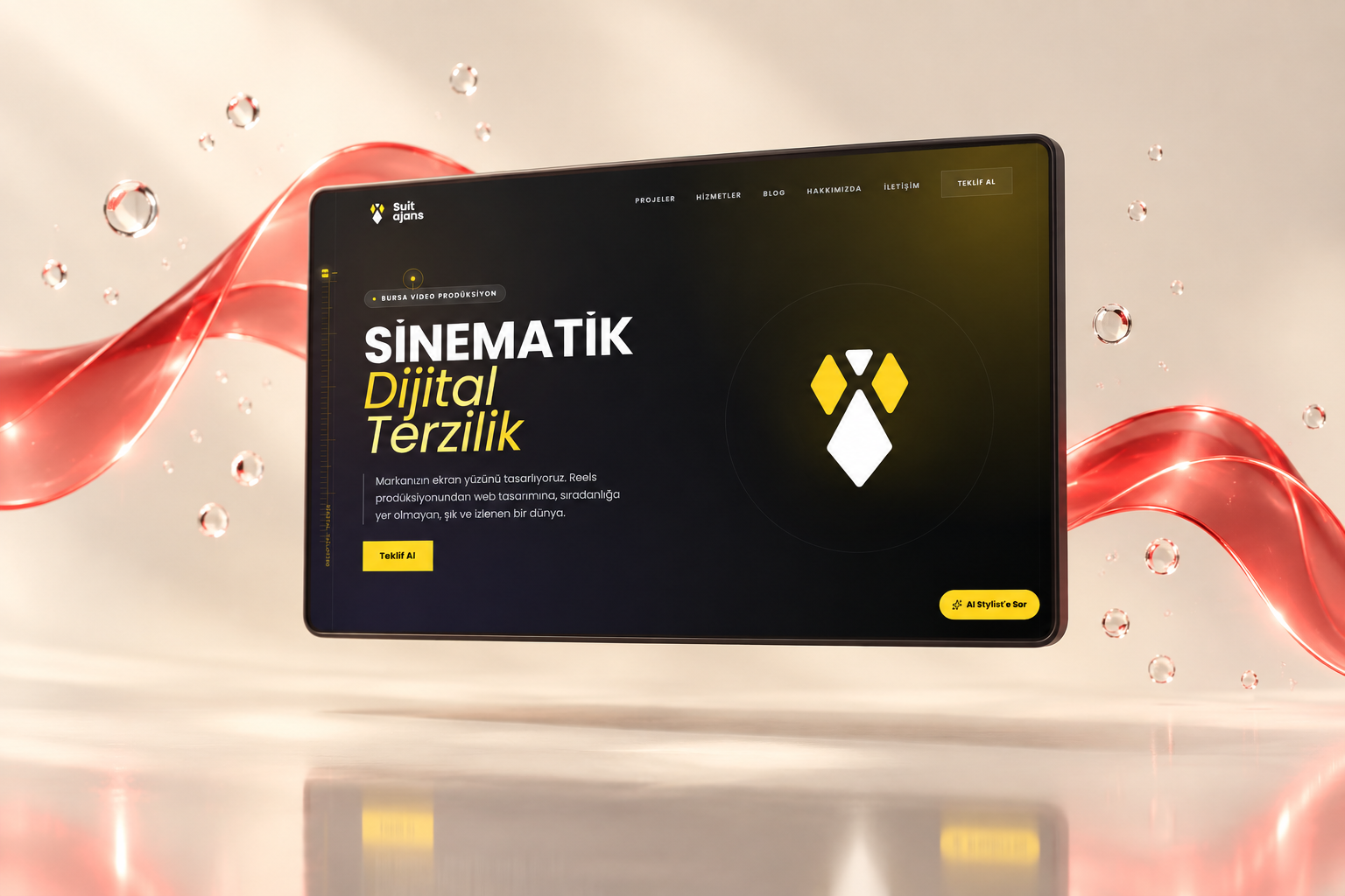 Suit Ajans — desktop web design